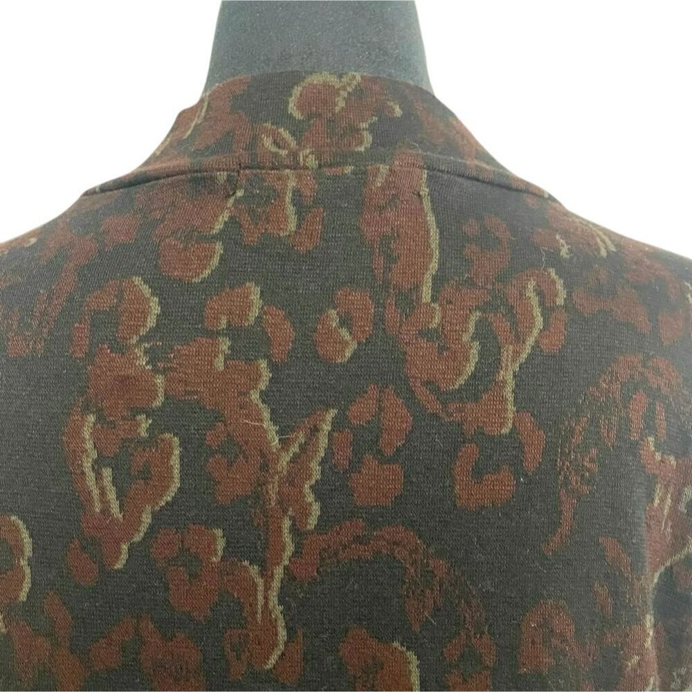 NEW Cut Loose Size Medium Top Blouse Long Sleeve Mock Neck - Picture 6 of 10